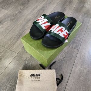 Gucci x Palace slides sz11